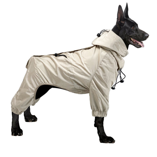 Four Legged Waterproof Dog Raincoat