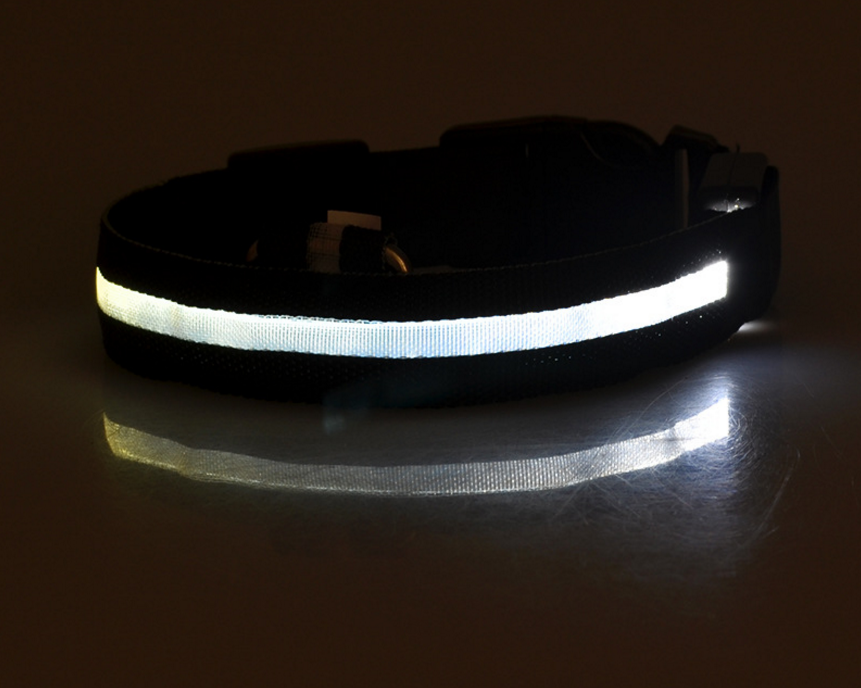 Nylon LED Luminous Dog Collar