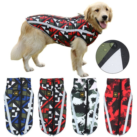 Warm Reflective Waterproof Dog Coat