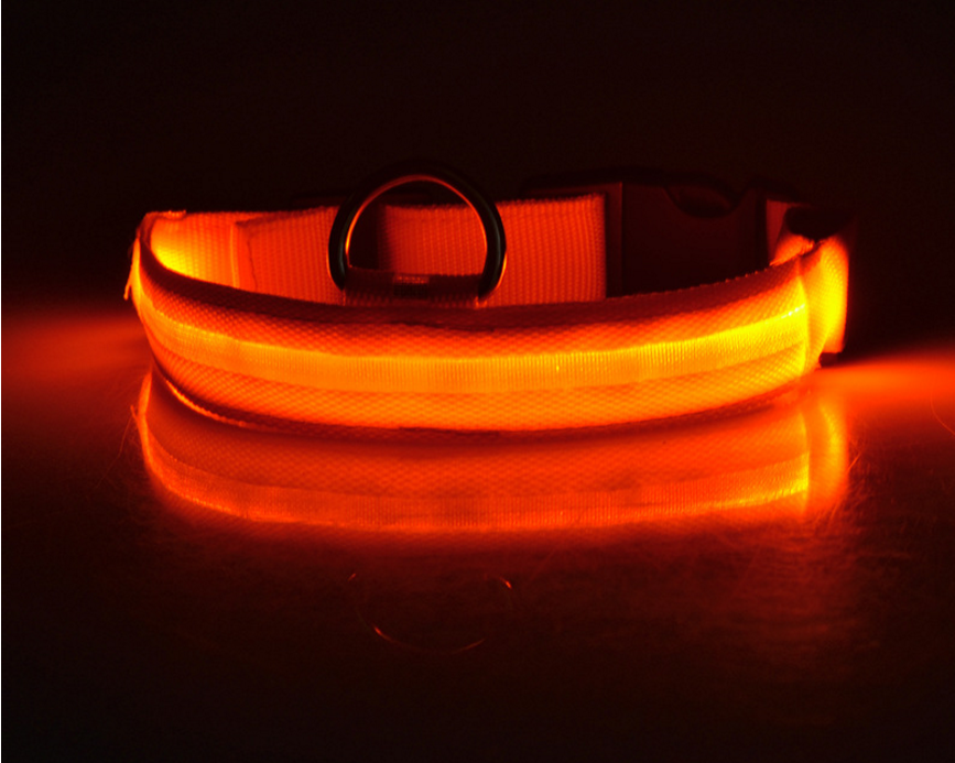 Nylon LED Luminous Dog Collar