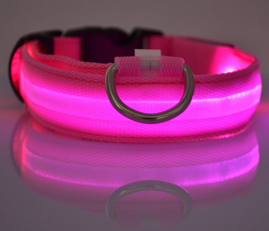 Nylon LED Luminous Dog Collar