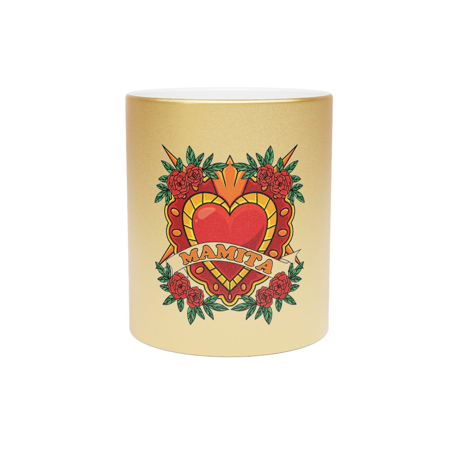 Mamita Gold Metallic Mug