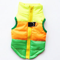 Warm Colorful Harness Dog Vest