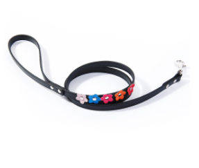 Double Row Flower Dog Collar