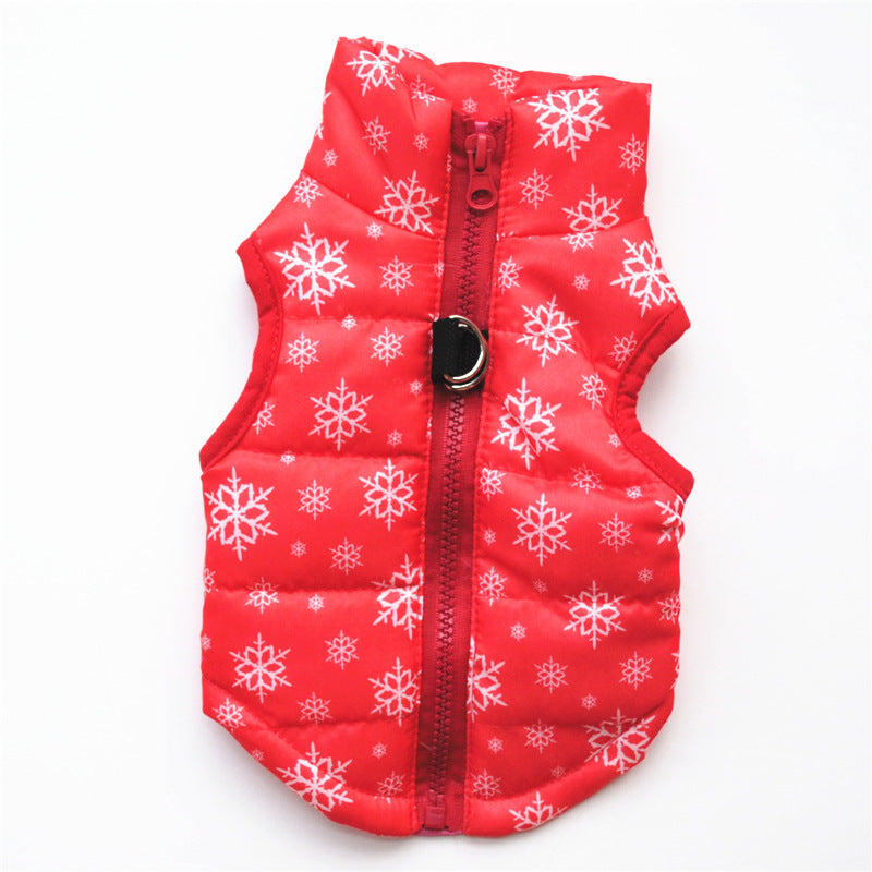 Warm Colorful Harness Dog Vest