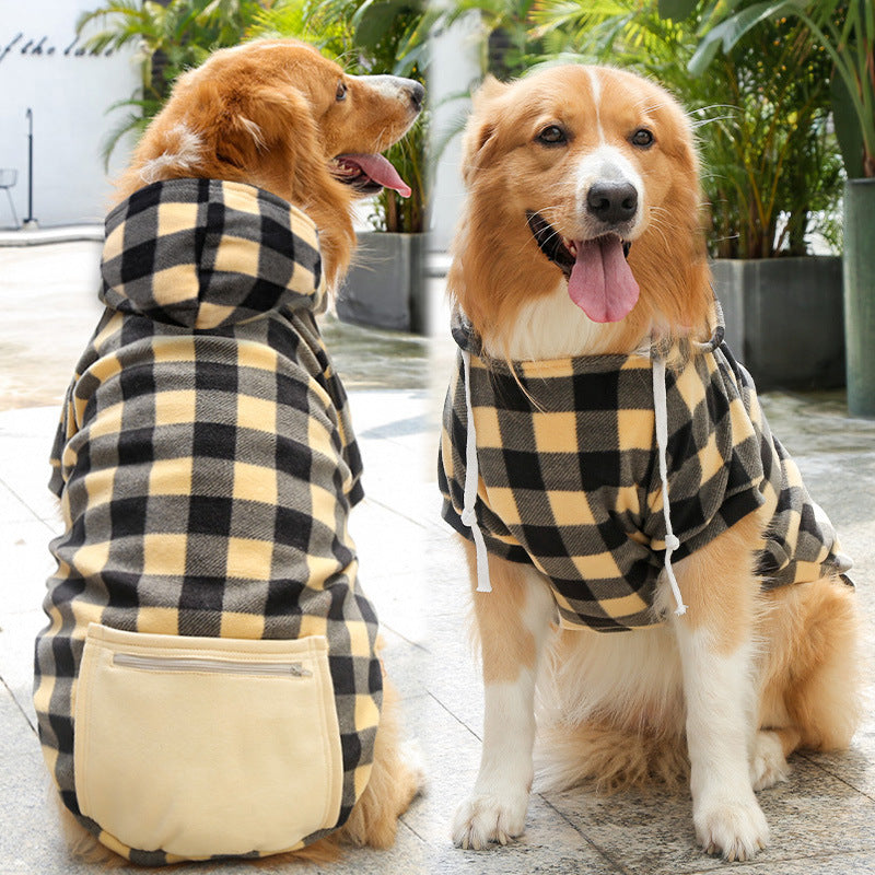 Fashion Zipper Pocket Dog Sweater