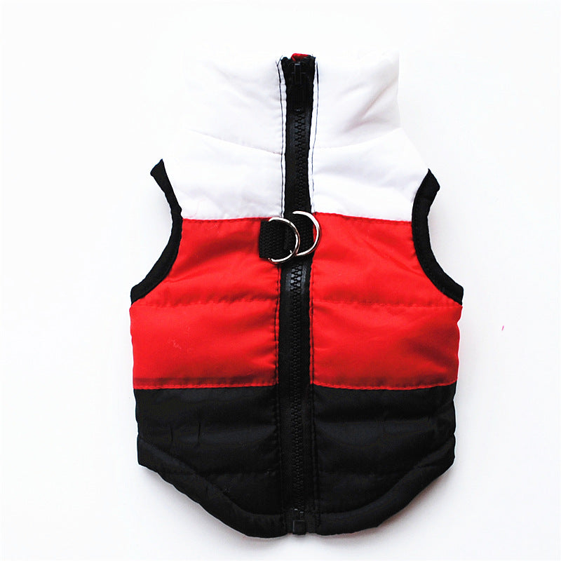 Warm Colorful Harness Dog Vest