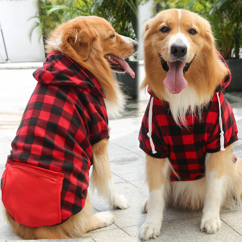 Fashion Zipper Pocket Dog Sweater