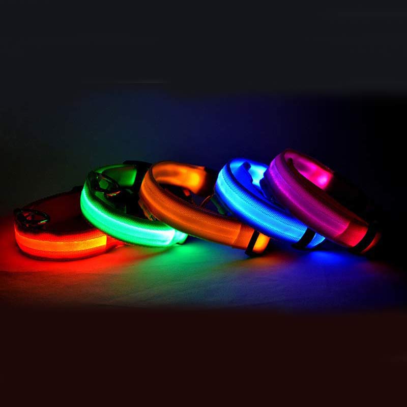 Nylon LED Luminous Dog Collar