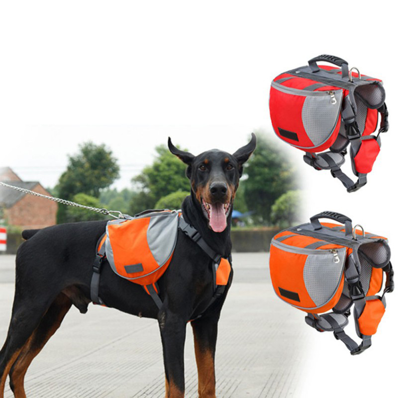 Camping Hiking Saddle Dog  Bag