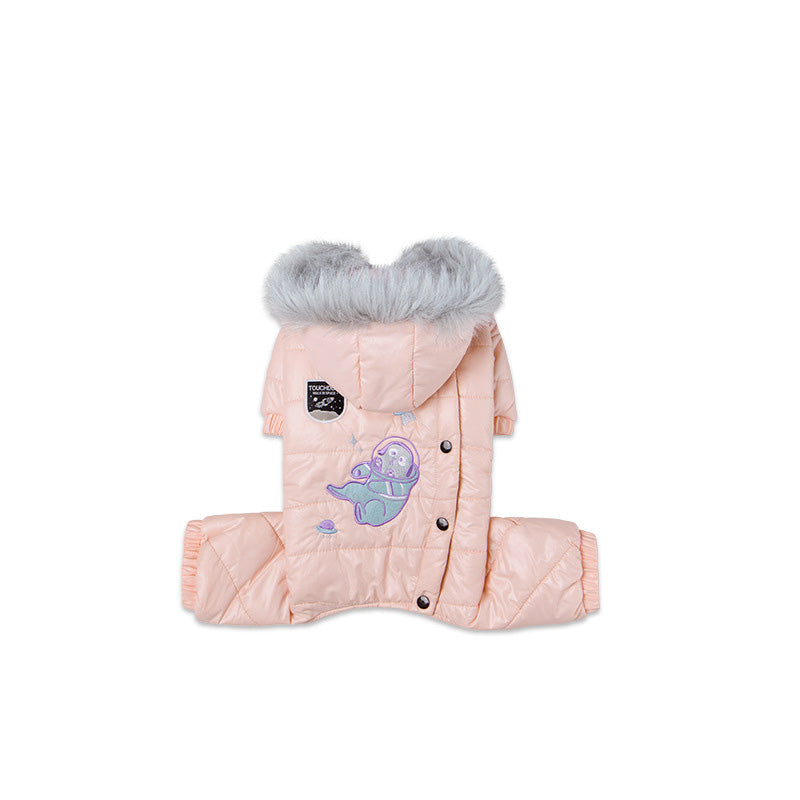 Stylish Puffer Dog Jacket