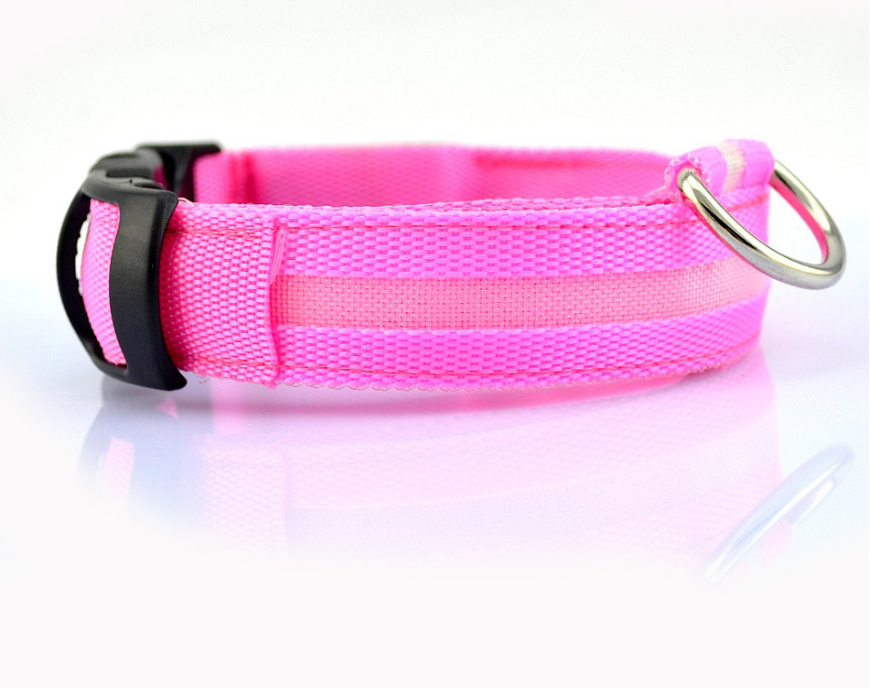 Nylon LED Luminous Dog Collar