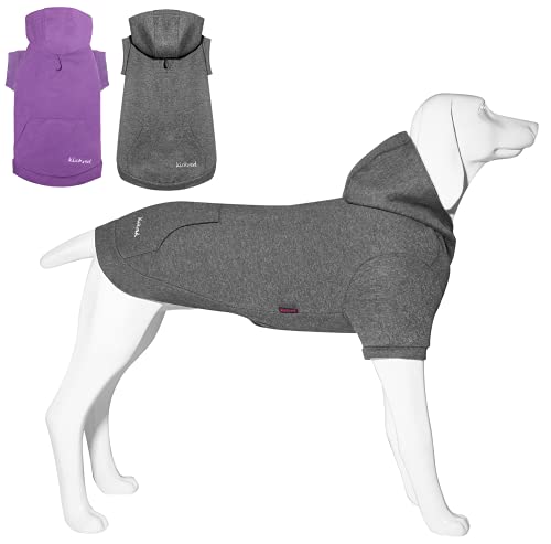 2 Pieces Basic Cotton Dog Hoodie Sweater, Soft Pet Clothes Dog Sweatshirts