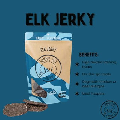 Winnie Lou Jerky Organic Jerky Dog Treats Made in The USA – Human Grade Dog Treats