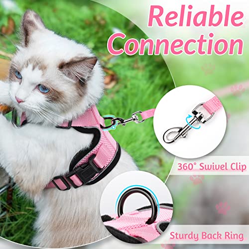 rabbitgoo Cat Harness and Leash for Walking, Escape Proof Soft Adjustable Vest