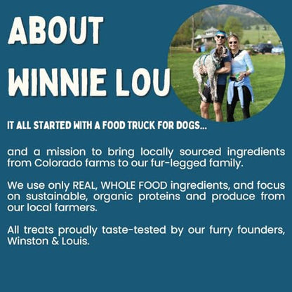 Winnie Lou Jerky Organic Jerky Dog Treats Made in The USA – Human Grade Dog Treats