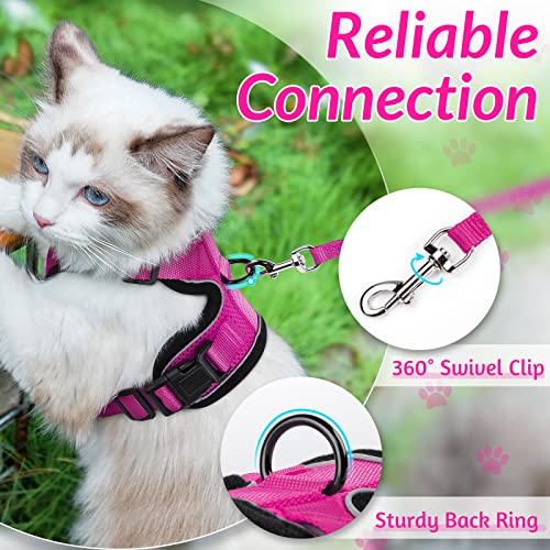 rabbitgoo Cat Harness and Leash for Walking, Escape Proof Soft Adjustable Vest