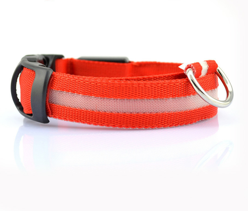 Nylon LED Luminous Dog Collar