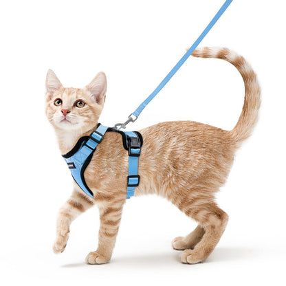 rabbitgoo Cat Harness and Leash for Walking, Escape Proof Soft Adjustable Vest