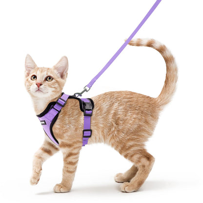 rabbitgoo Cat Harness and Leash for Walking, Escape Proof Soft Adjustable Vest