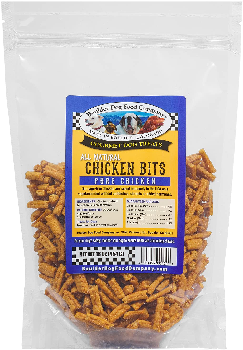 Bison Bits: Pure Bison Dog Treats - All Natural Treats for Dogs. Vet Approved, Limited Ingredient