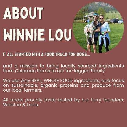 Winnie Lou Jerky Organic Jerky Dog Treats Made in The USA – Human Grade Dog Treats