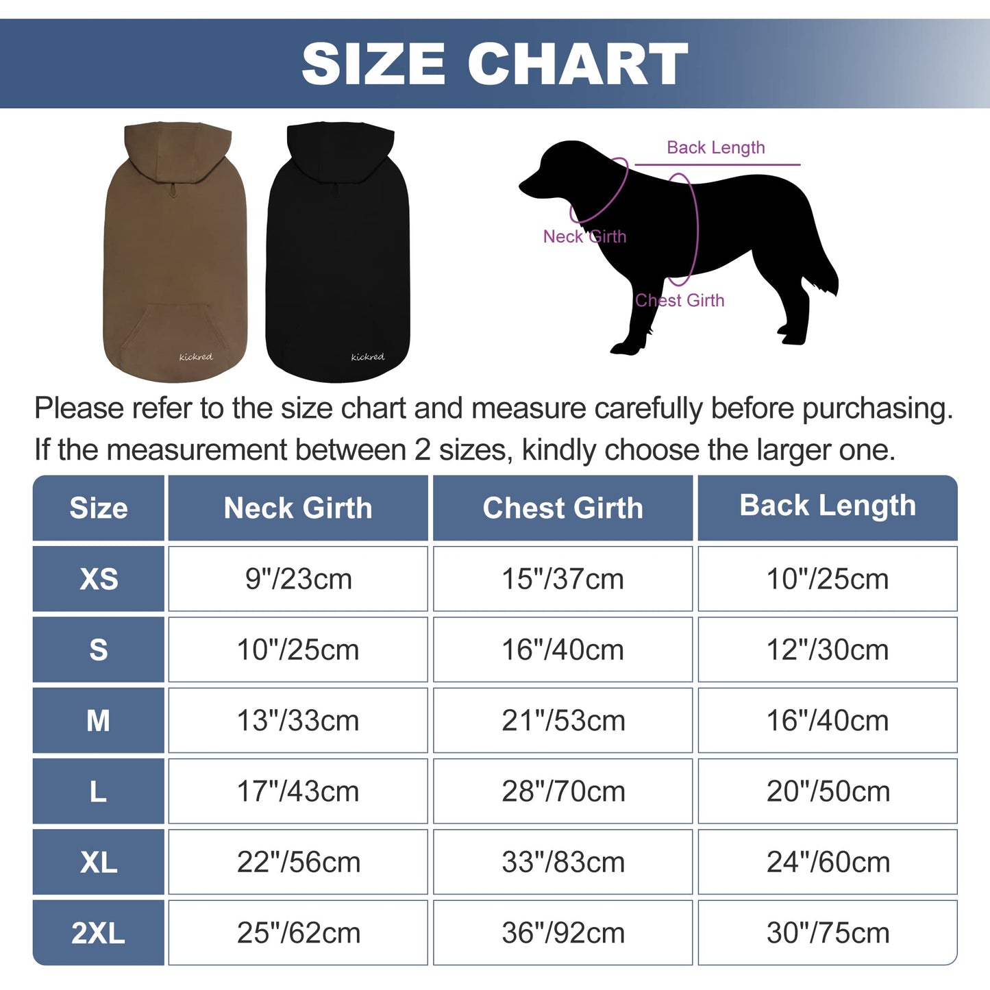 2 Pieces Basic Cotton Dog Hoodie Sweater, Soft Pet Clothes Dog Sweatshirts