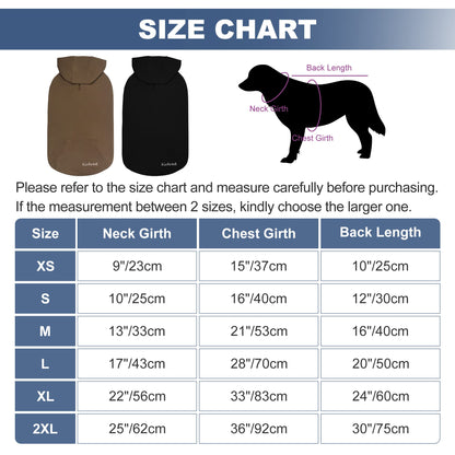 2 Pieces Basic Cotton Dog Hoodie Sweater, Soft Pet Clothes Dog Sweatshirts