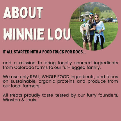 Winnie Lou Jerky Organic Jerky Dog Treats Made in The USA – Human Grade Dog Treats