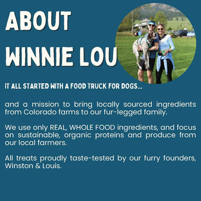 Winnie Lou Jerky Organic Jerky Dog Treats Made in The USA – Human Grade Dog Treats