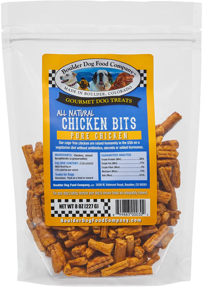 Bison Bits: Pure Bison Dog Treats - All Natural Treats for Dogs. Vet Approved, Limited Ingredient