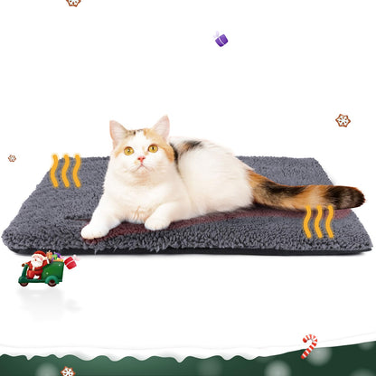 Self Warming Cat Bed Self Heating Cat Dog Mat 24 x 18 inch Extra Warm Thermal Pet Pad