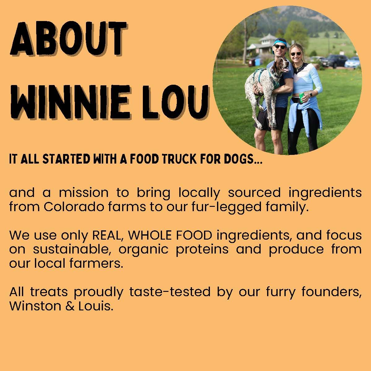 Winnie Lou Jerky Organic Jerky Dog Treats Made in The USA – Human Grade Dog Treats