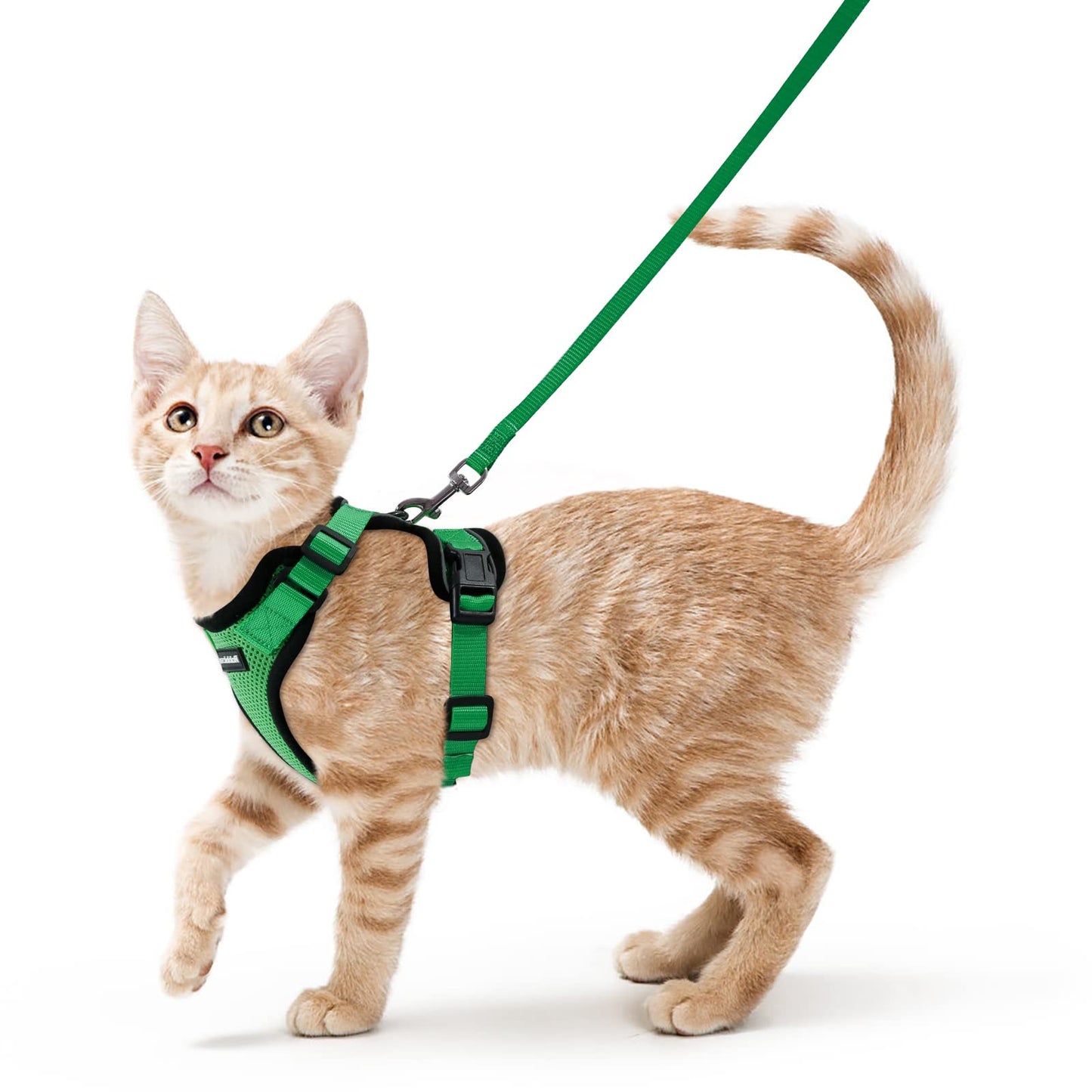 rabbitgoo Cat Harness and Leash for Walking, Escape Proof Soft Adjustable Vest