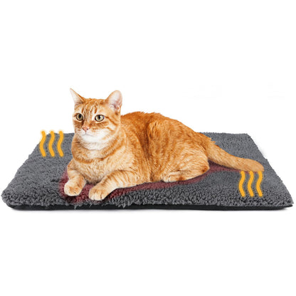 Self Warming Cat Bed Self Heating Cat Dog Mat 24 x 18 inch Extra Warm Thermal Pet Pad