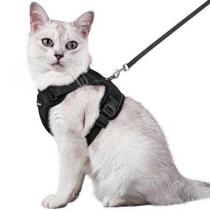 rabbitgoo Cat Harness and Leash for Walking, Escape Proof Soft Adjustable Vest