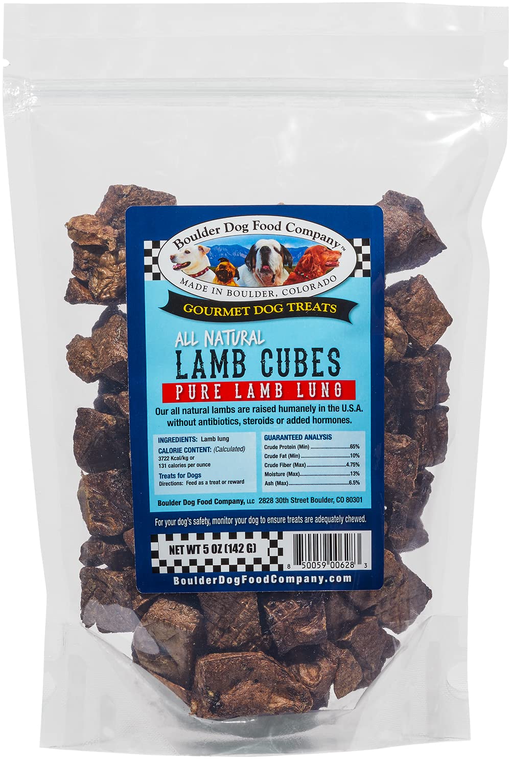 Bison Cubes: Pure Bison Dog Treats - All Natural Treats for Dogs. Vet Approved, Single Ingredient.