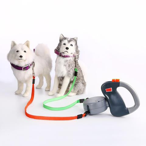 Retractable Dual Walking Dog Leash