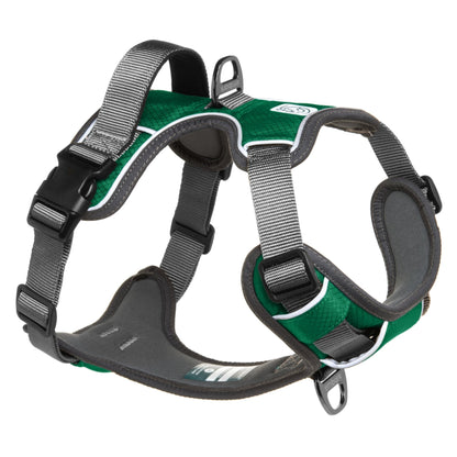 Embark Urban Dog Harness, No-Pull Reflective Trim Dog Harness for Small, Medium & Large Dogs - Heavy Duty Oxford, 2 Leash Clips & Gel Lined Handle.