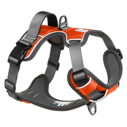 Embark Urban Dog Harness, No-Pull Reflective Trim Dog Harness for Small, Medium & Large Dogs - Heavy Duty Oxford, 2 Leash Clips & Gel Lined Handle.