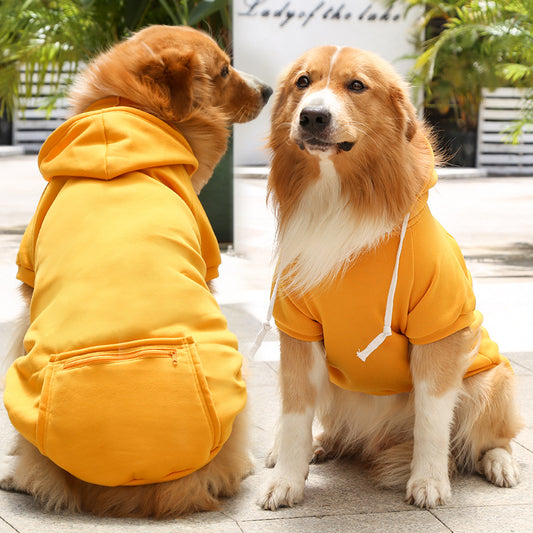 Fashion Zipper Pocket Dog Sweater