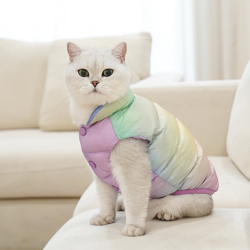 Fashion Colorful Cat Vest Top