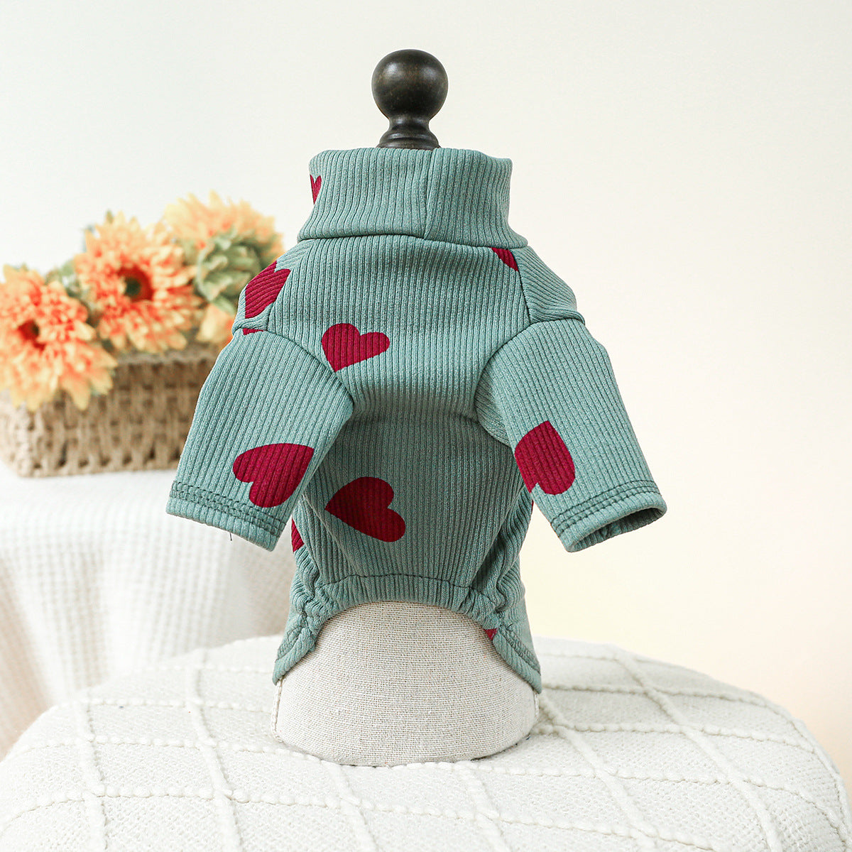 Cute Heart Pet Sweater