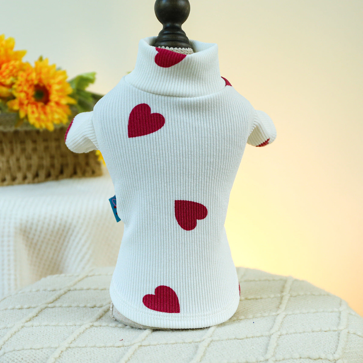 Cute Heart Pet Sweater