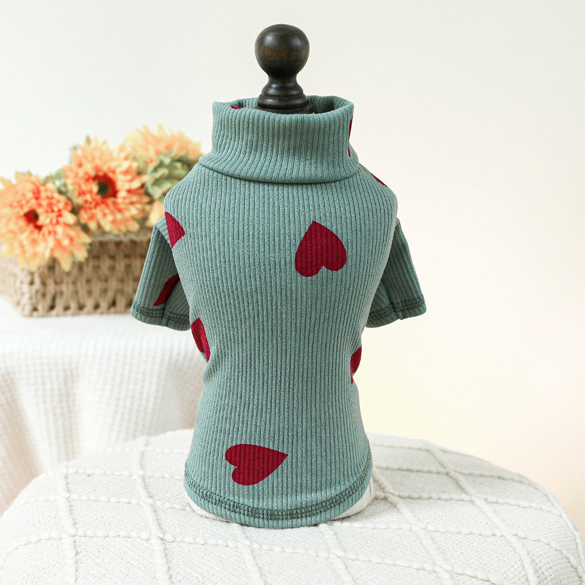 Cute Heart Pet Sweater