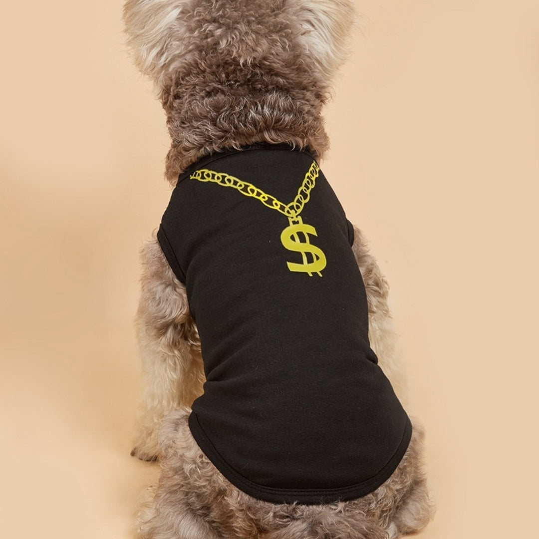 Thin Summer Dog Vest Necklace Pet Clothes