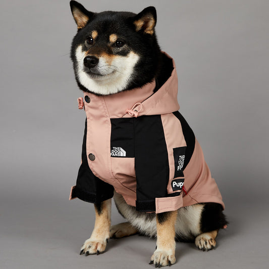 Windproof Large Dog Raincoat