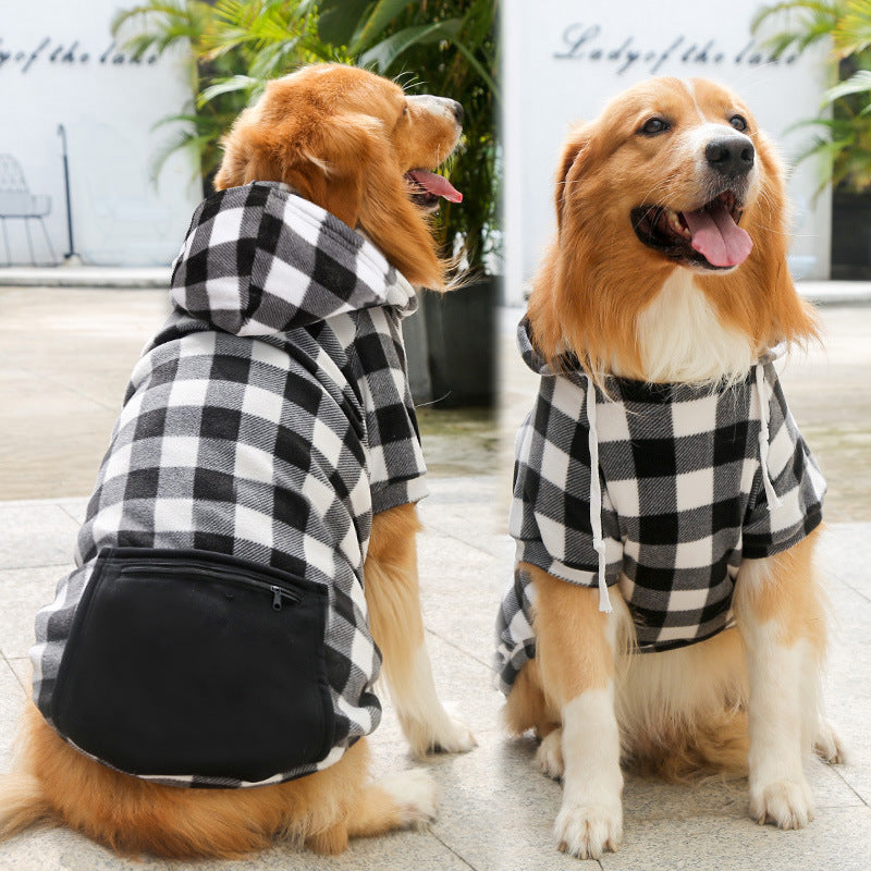 Fashion Zipper Pocket Dog Sweater