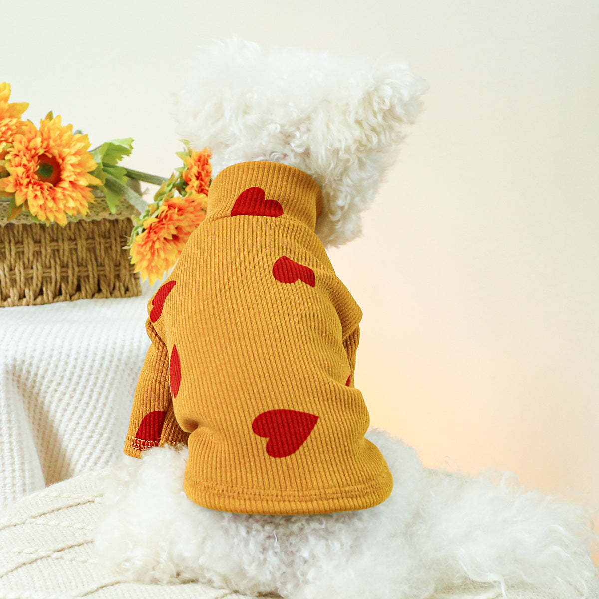 Cute Heart Pet Sweater