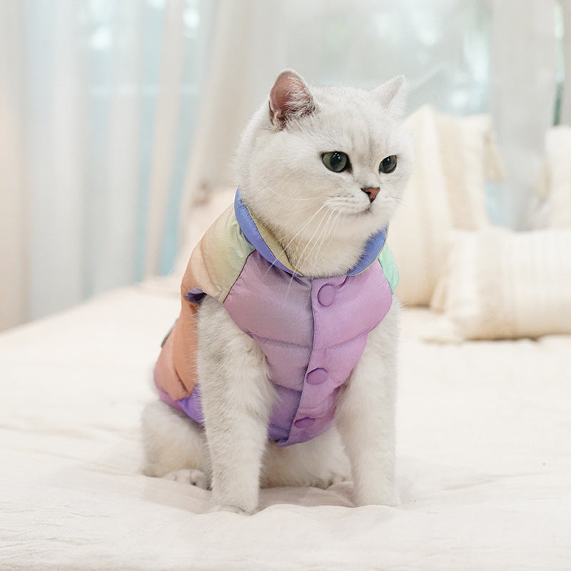 Fashion Colorful Cat Vest Top